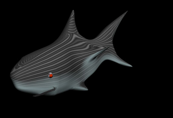 3d shark